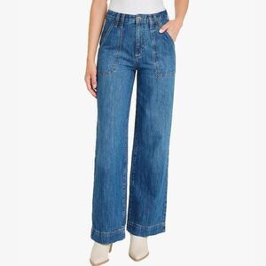 Universal Thread High Rise Wide Leg Jeans Sz 17L Long TALL